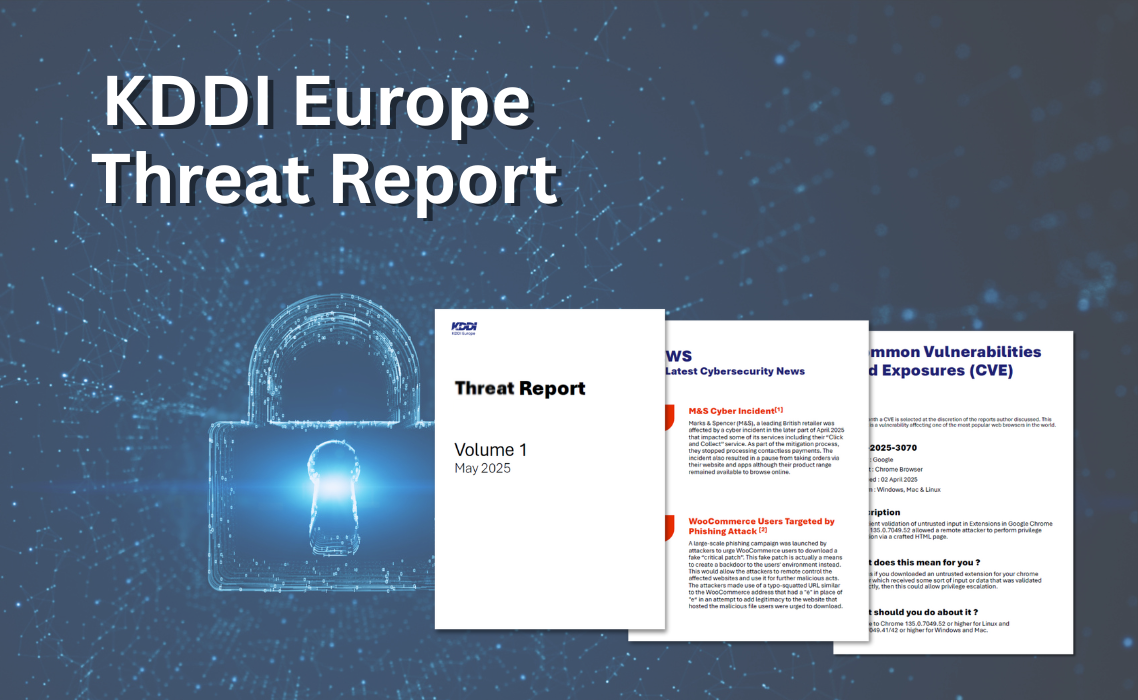 Cyber Threat Intelligence Report | KDDI Europe